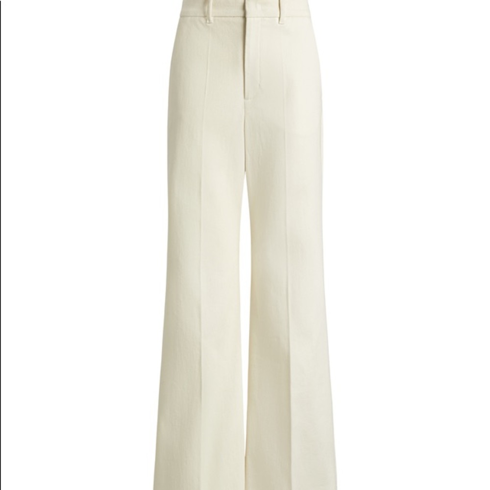 Joseph Highwaisted Jess trousers- off white